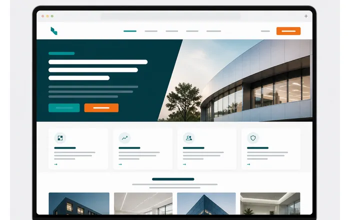 AI brand website mockup portfolio project